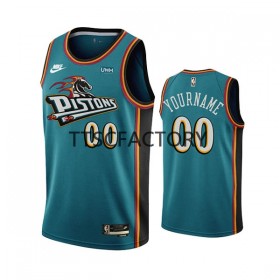 Dres Detroit Pistons Prilagođeni Nike 2022-23 Classic Edition Teal Swingman - Muške